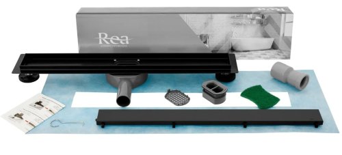 Трап для душа REA Neo Pro Black 2в1 50 см REA-G0999