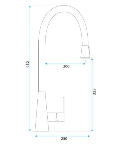 Смеситель для кухни REA Mild Black REA-B4800