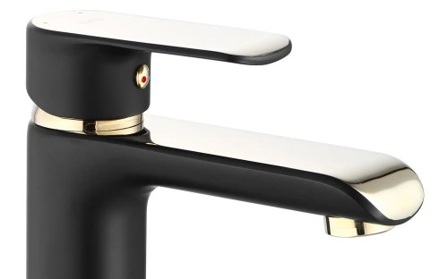 Смеситель для умывальника REA Bloom Black Gold REA-B9933