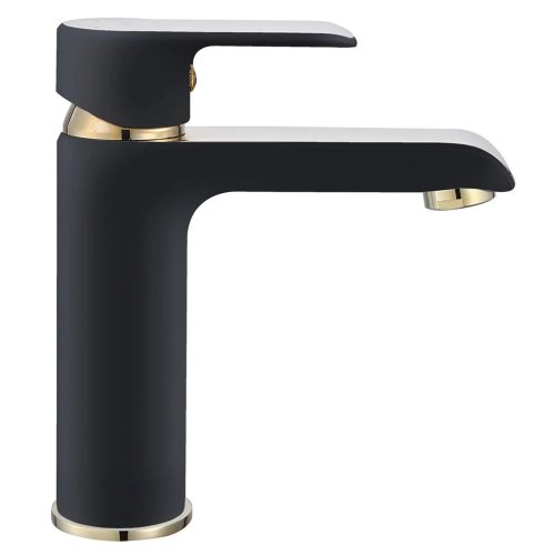 Смеситель для умывальника REA Bloom Black Gold REA-B9933