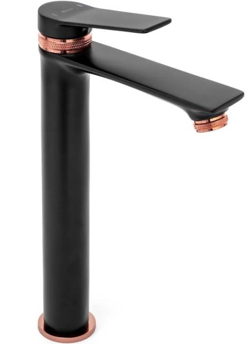 Змішувач для умивальника REA Viral Black Rose Gold REA-B2026