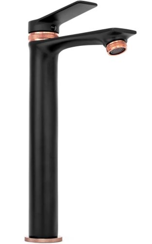 Змішувач для умивальника REA Viral Black Rose Gold REA-B2026
