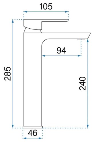 Смеситель для умывальника REA Argus Gold REA-B6213