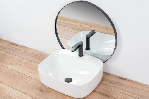 Смеситель для умывальника REA Creek Black Mat Low REA-B8403