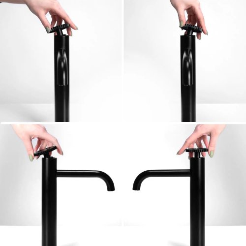 Смеситель для умывальника REA Vertigo Black REA-B3921