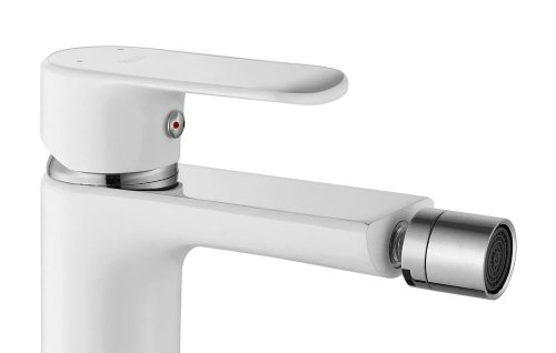 Смеситель для биде REA Bloom White Chrom REA-B9916