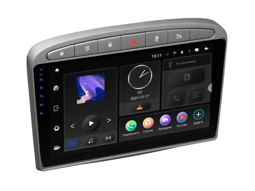 Штатная магнитола Incar TMX-7003 для Peugeot 308 2007-2013, 408 2011+ Silver