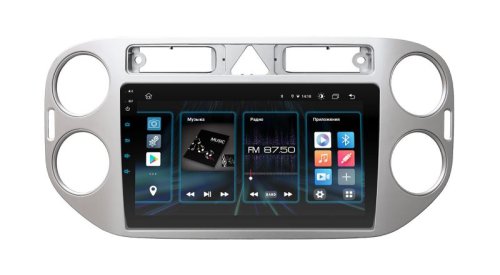 Штатная магнитола Incar DTA4-1076 для Volkswagen Tiguan 2011-2016 Silver