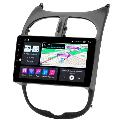 Штатная магнитола Abyss Audio MP-9240 для Peugeot 206 2003–2009