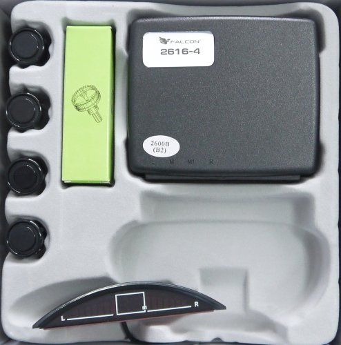 Паркувальний радар Falcon 2616 black-4 датчика