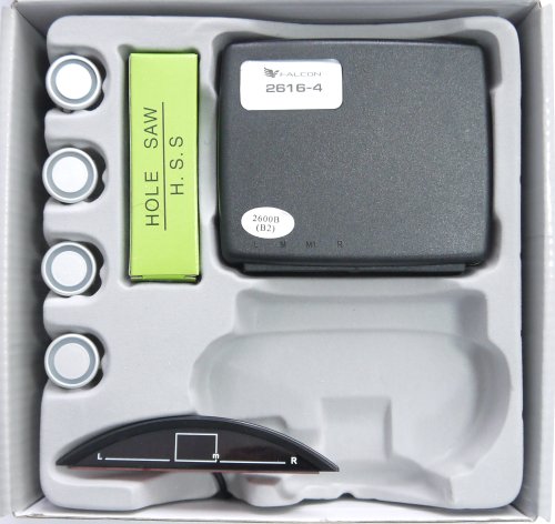 Паркувальний радар Falcon 2616 silver-4 датчика