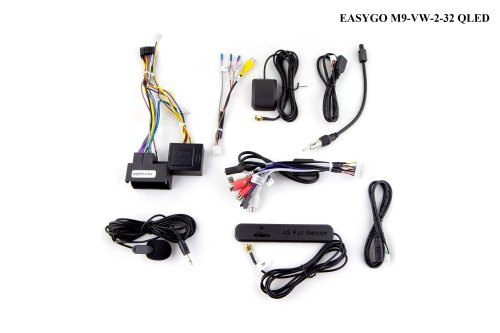 Универсальное головное устройство EasyGo M9-VW-2-32 QLED Volkswagen Universal
