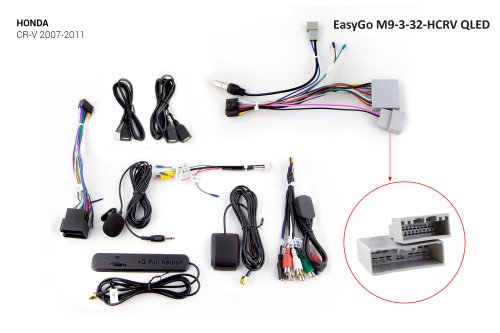 Штатная автомагнитола EasyGo M9-3-32-HCRV QLED Honda CR-V 2007-2011