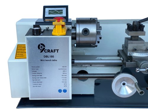 Токарно-гвинторізний верстат по металу 9craft DBL180 550W безщітковий