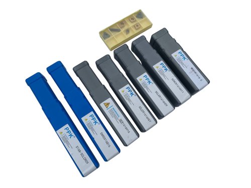 Резцы токарные 16х16 мм 7 шт со сменными твердосплавными пластинами