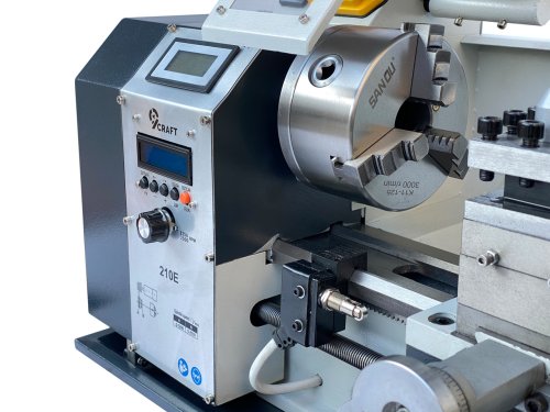 Токарный станок по металлу 9craft 210E 210*400 с электронной гитарой