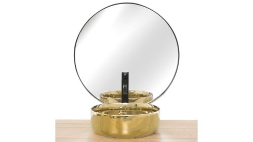 Умивальник (раковина) REA SAMI GOLD накладний золотий