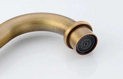 Смеситель для раковины (умывальника) REA BONA OLD GOLD золотой высокий