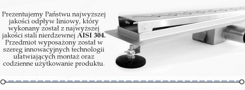 Трап для душа REA LINE2 100 см