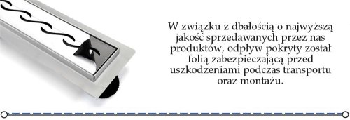 Трап для душа REA LINE2 100 см