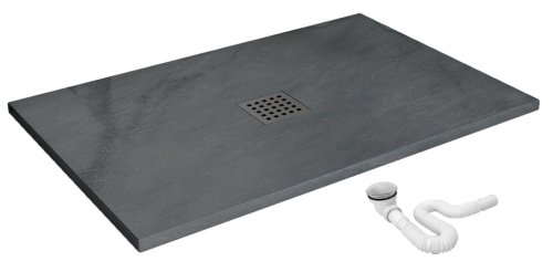 Душевой поддон REA GREY ROCK 80X120