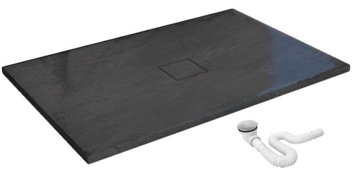 Душевой поддон REA BLACK STONE 90X120