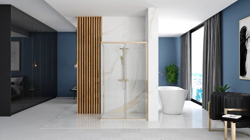 Душевая кабина REA SOLAR GOLD 80х100