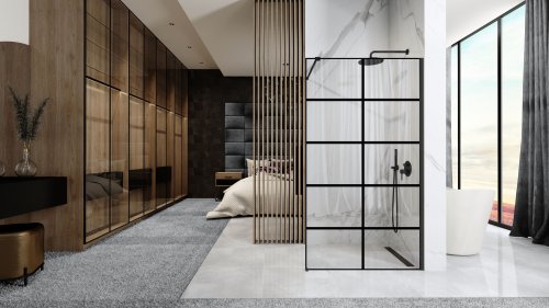 Душевая стенка REA BLER-1 90