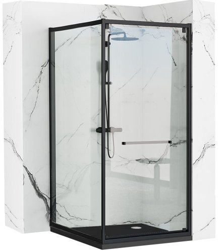 Душова кабіна REA SPACE IN BLACK 80х100