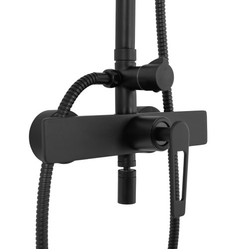 Душовий гарнітур REA ALDI чорний з виливом