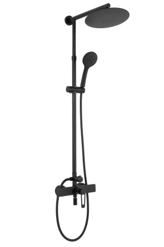 Душовий гарнітур REA ALDI чорний з виливом