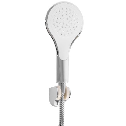 Смеситель для ванны и душа REA POLO WHITE CHROM белый/хром настенный