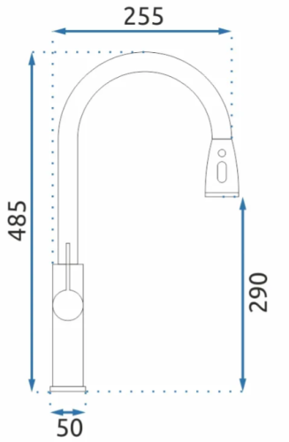 Змішувач для кухні REA NEST GOLD золотий