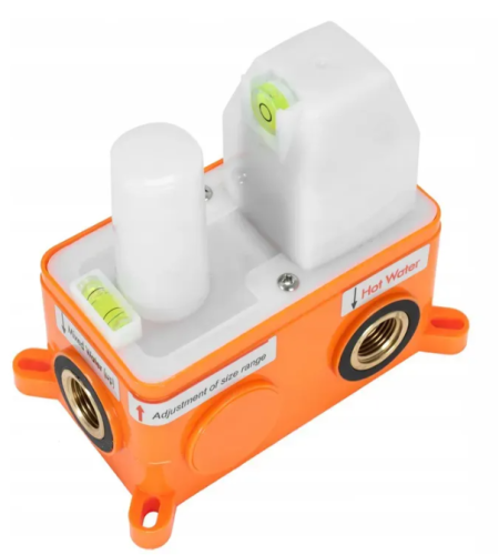 Душовий гарнітур прихованого монтажу REA HYPER GOLD + BOX золотий