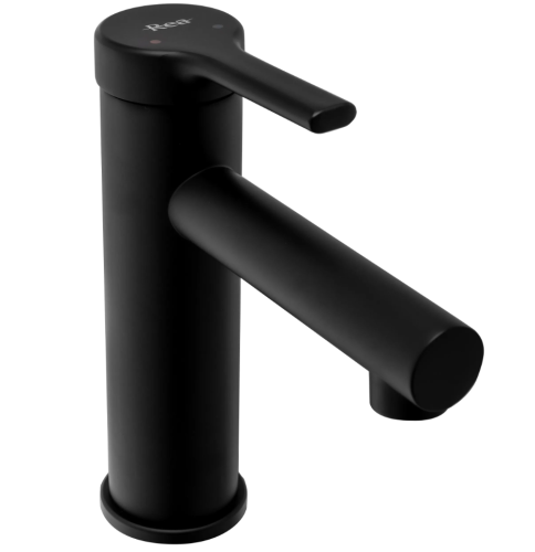 Змішувач для раковини (умивальника) REA PIXEL BLACK чорний низький