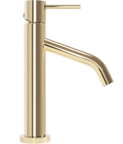 Змішувач для раковини (умивальника) REA LEVEL GOLD золотий низький