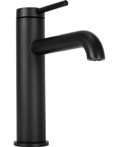 Змішувач для раковини (умивальника) REA SPOT BLACK чорний низький