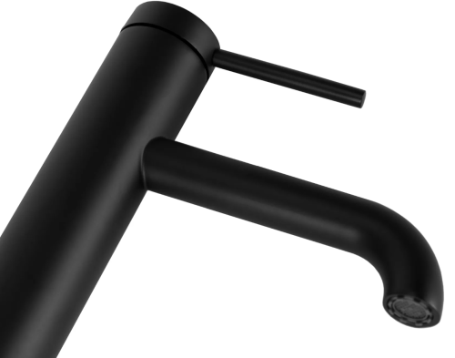 Змішувач для раковини (умивальника) REA SPOT BLACK чорний низький