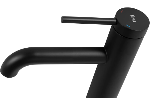 Змішувач для раковини (умивальника) REA SPOT BLACK чорний низький