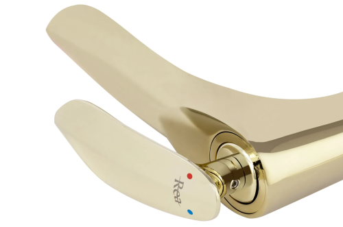 Смеситель для раковины (умывальника) REA ORBIT GOLD золотой высокий