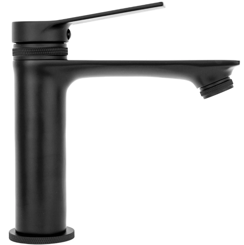 Смеситель для раковины (умывальника) REA VIRAL BLACK низкий