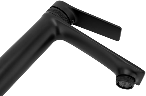 Смеситель для раковины (умывальника) REA VIRAL BLACK низкий