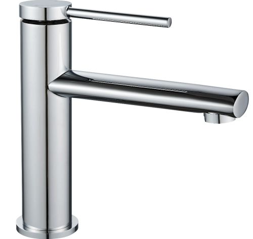 Смеситель для раковины (умывальника) REA OVAL CHROME хром низкий