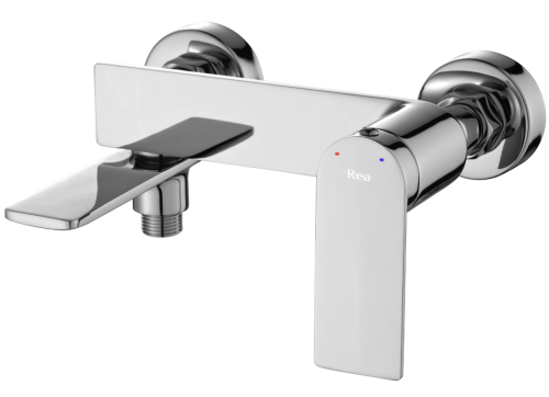 Смеситель для ванны REA STORM CHROME хром настенный с изливом