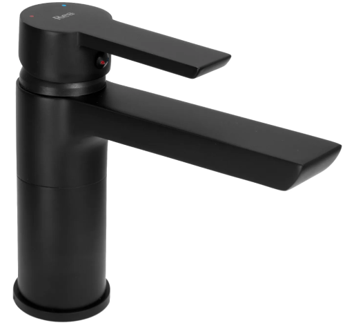 Змішувач для раковини (умивальника) REA ARGUS BLACK чорний низький