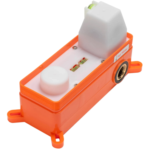 Смеситель для раковины (умывальника) REA OVAL GOLD + BOX скрытого монтажа