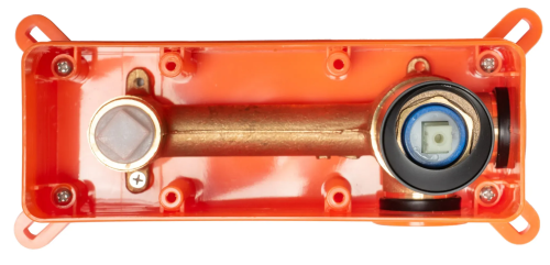 Смеситель для раковины (умывальника) REA OVAL GOLD + BOX скрытого монтажа