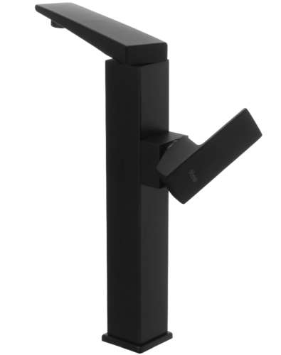 Смеситель для раковины (умывальника) REA LEVI BLACK черный высокий