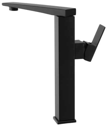 Смеситель для раковины (умывальника) REA LEVI BLACK черный высокий