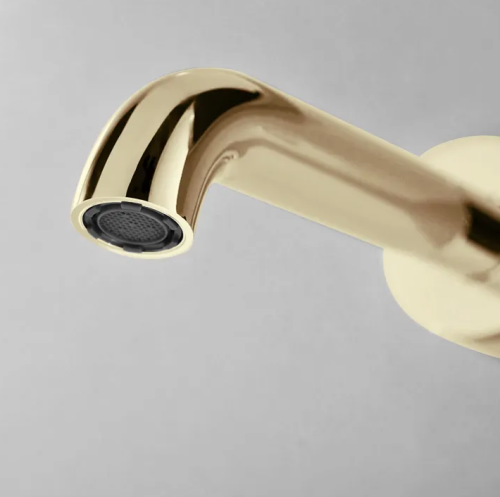 Змішувач для раковини (умивальника) REA LUNGO LONG GOLD + BOX прихованого монтажу